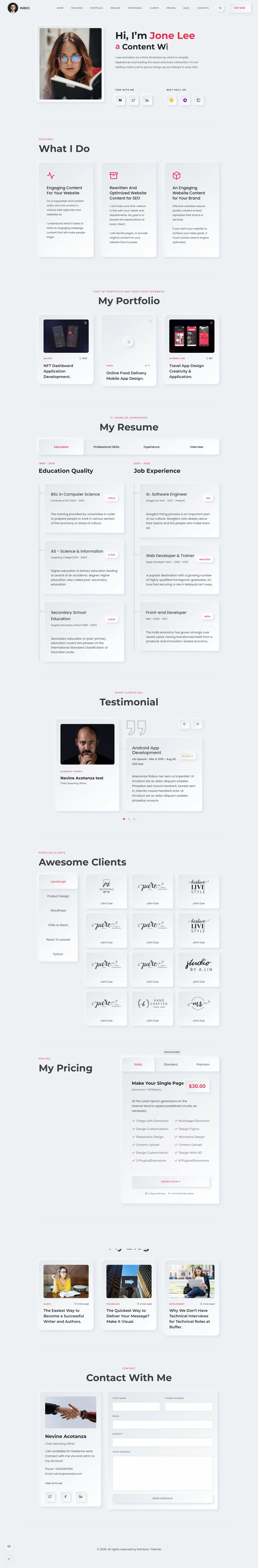 Content Writer & Copywriter Portfolio