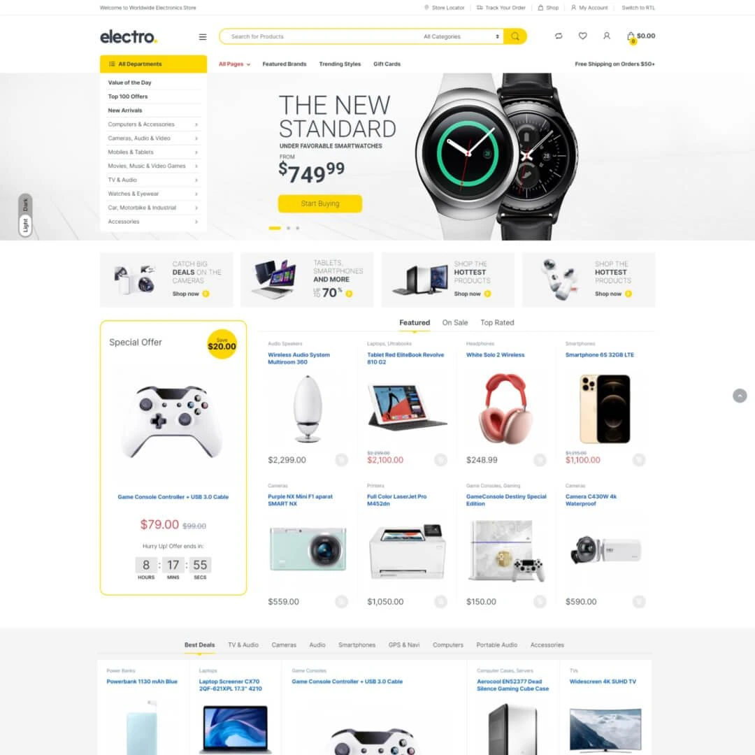 Smartwatch Launch – Countdown Deal Landing Page