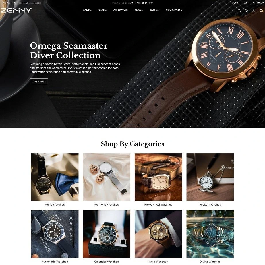 Omega Seamaster – Luxury Watch Showcase