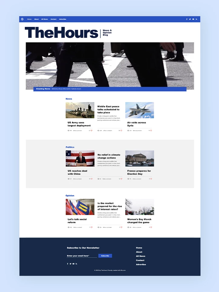 Informational website